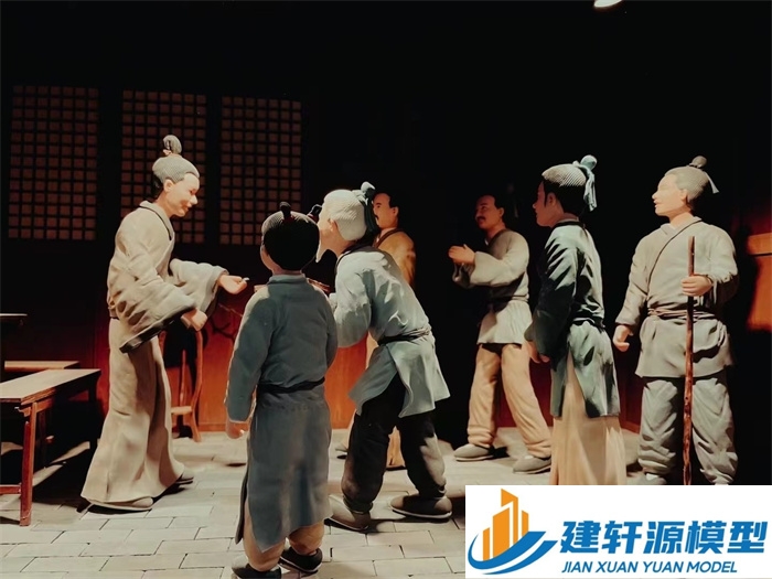 凤台喻侃压粮饷军场景
