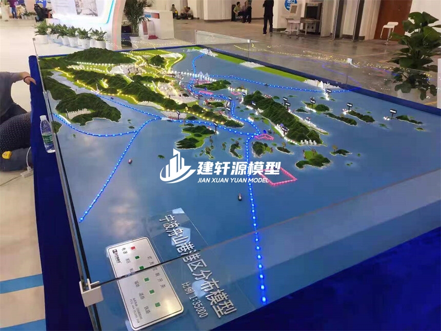 凤台地形地貌模型