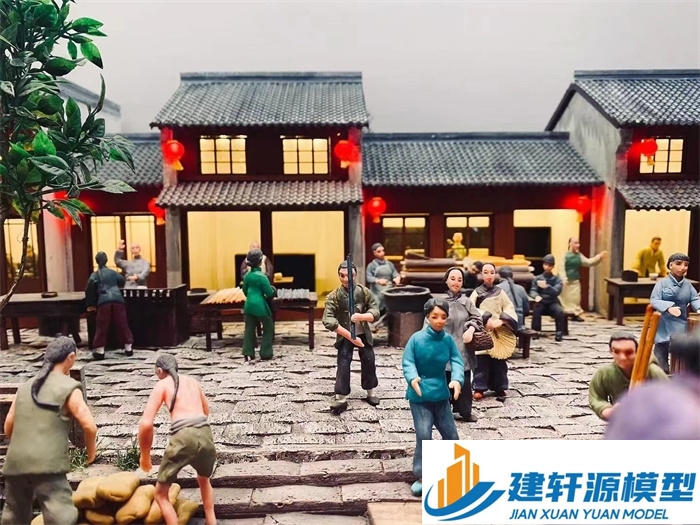 凤台香市微缩模型