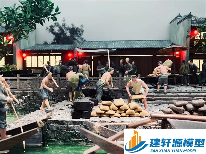 凤台博物馆江南水乡模型